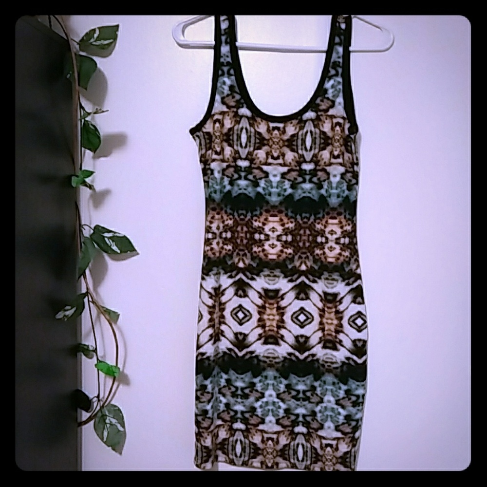 Gorgeous Vivienne Mirrored Design Tank Dress